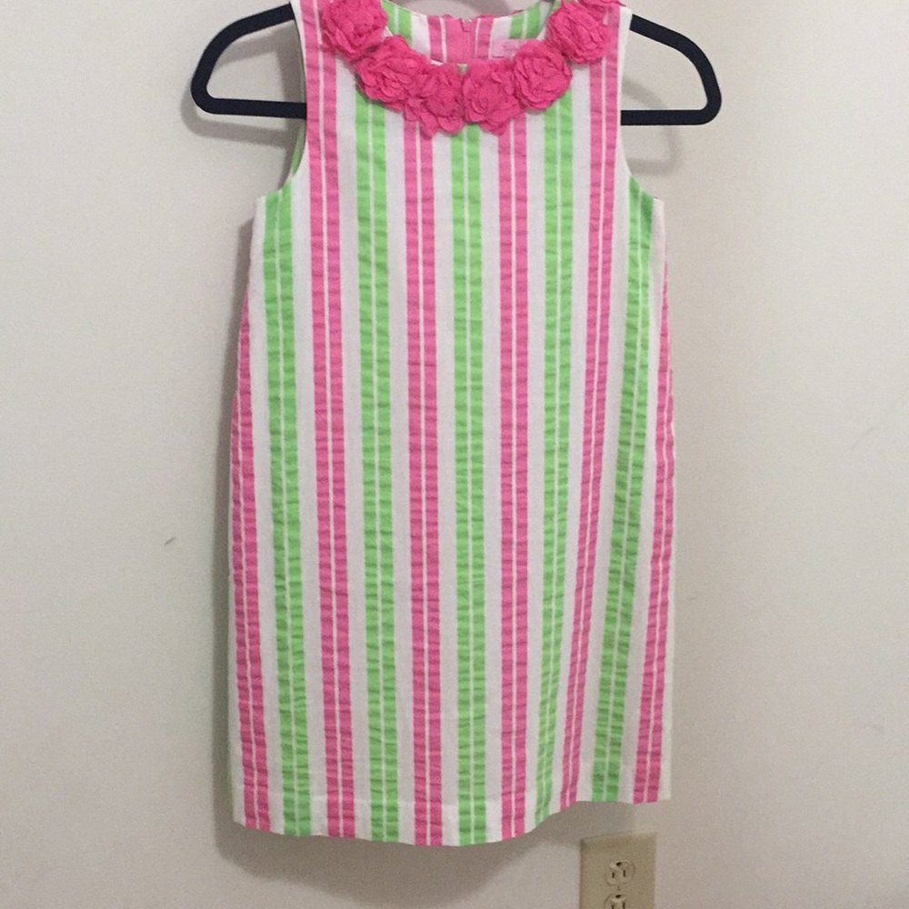 Lilly Pulitzer flower shift dress - Picture 1 of 7